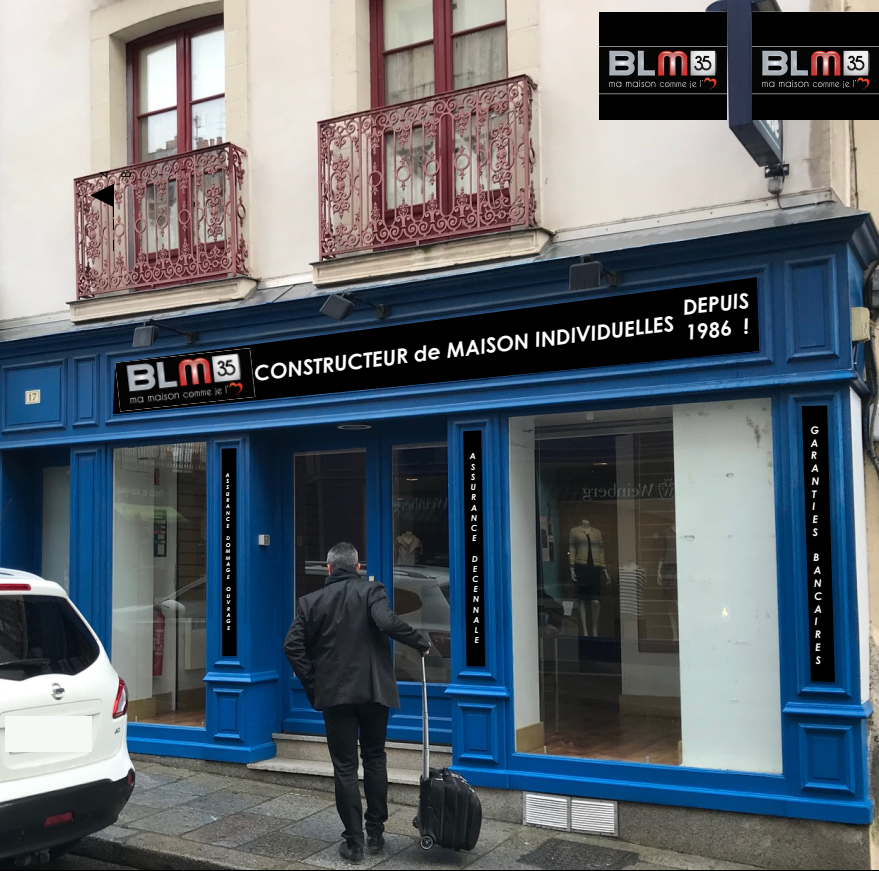 Retrouvez votre CONSTRUCTEUR DE MAISONS INDIVIDUELLES A SAINT-MALO dans notre nouvelle agence du centre-ville située 11 Boulevard des Talards.